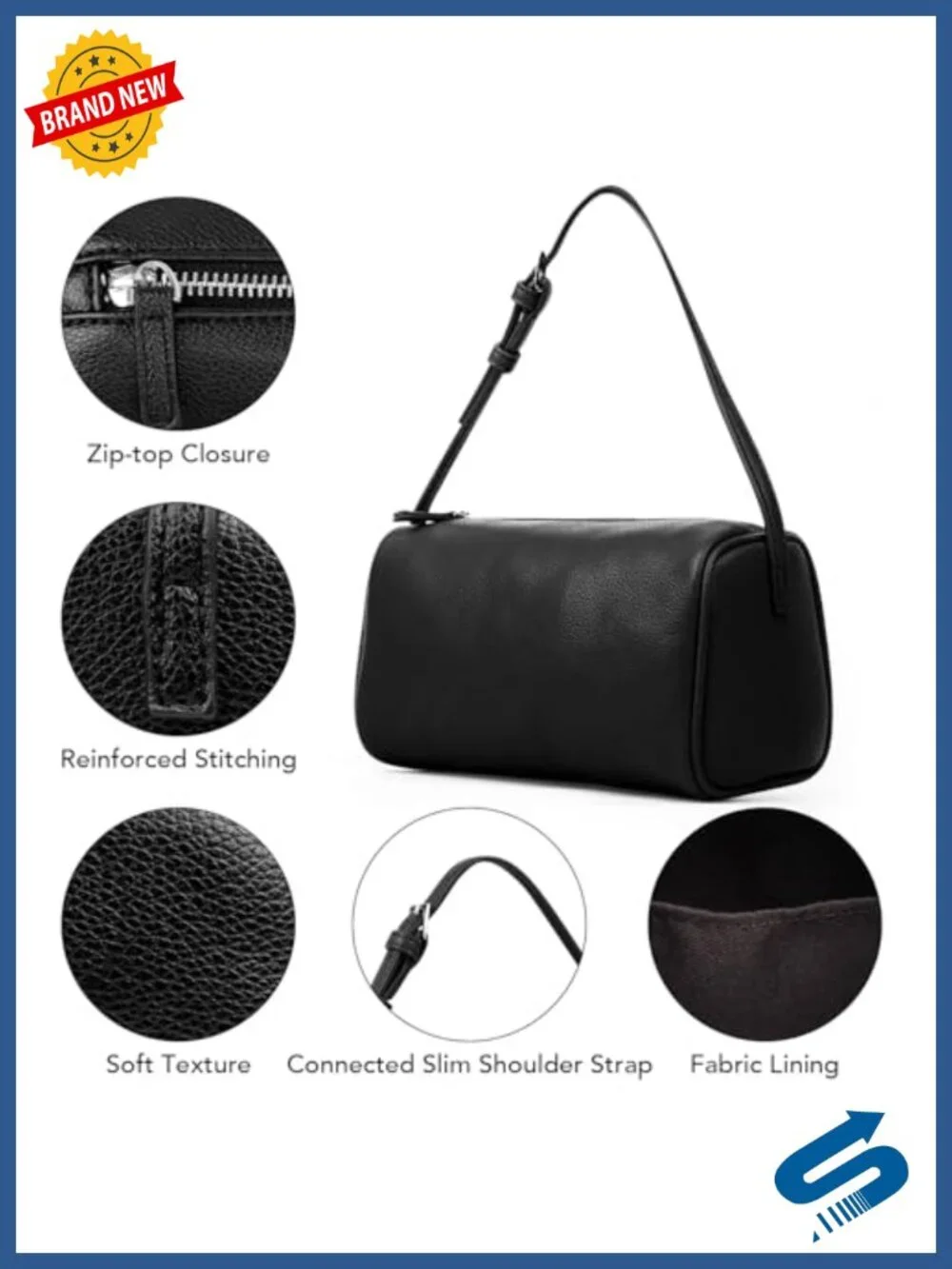 Small Crossbody Hobo Purse with Adjustable Strap